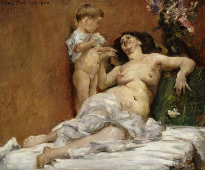 Madre e hijo de Lovis Corinth