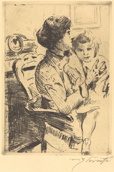 Madre e hijo, 1911 de Lovis Corinth