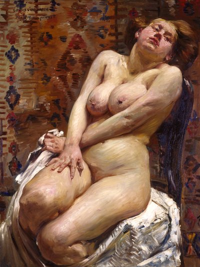 Nana, Desnuda Femenina de Lovis Corinth