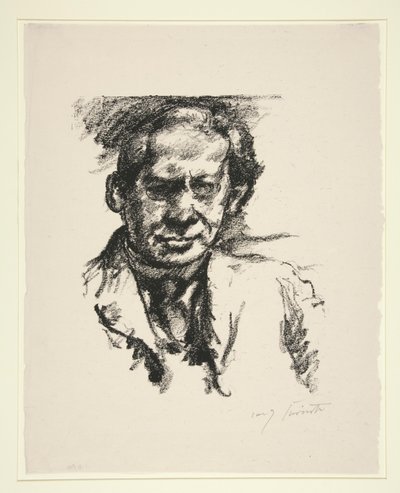 Retrato de Arno Holz de Lovis Corinth