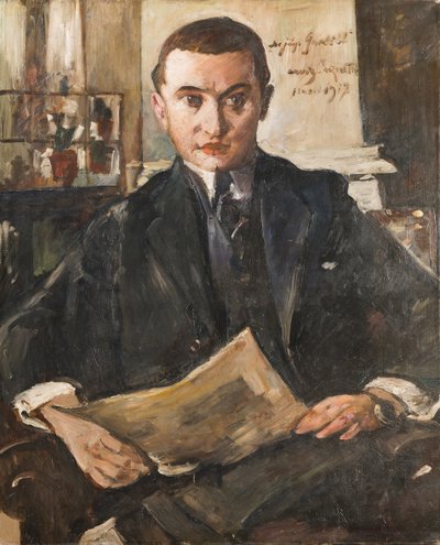 Retrato de Wolfgang Gurlitt, 1917 de Lovis Corinth