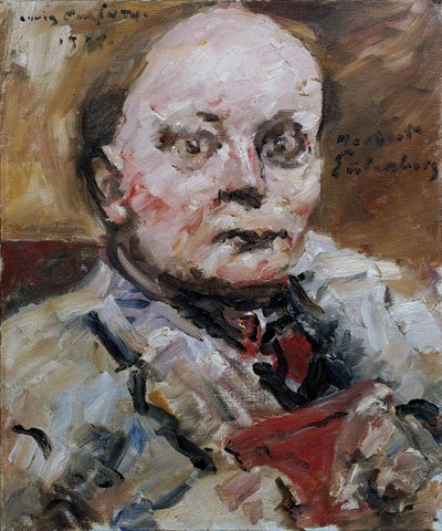 Retrato del poeta Herbert Eulenberg, 1924 de Lovis Corinth