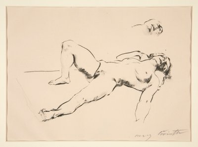Desnudo reclinado de Lovis Corinth