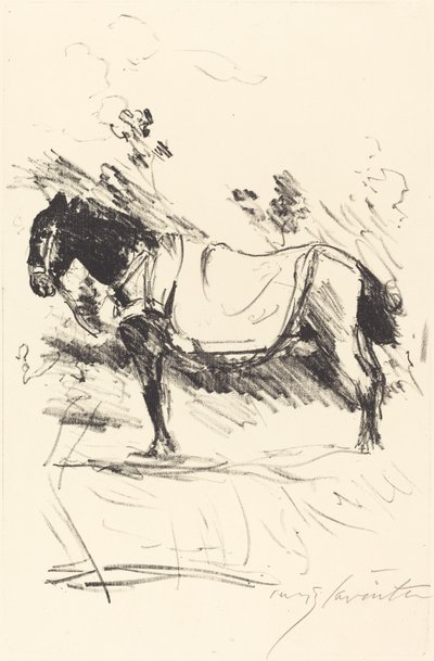 Reitpferd Caballo de montar, 1916 de Lovis Corinth