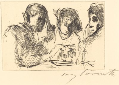 Jugadores de Ajedrez de Lovis Corinth
