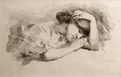 Durmiente de Lovis Corinth