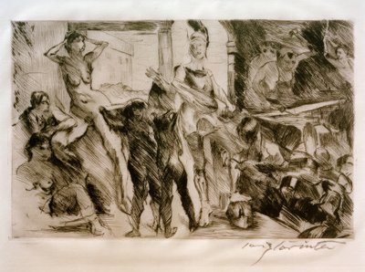La fragua de Vulcano de Lovis Corinth