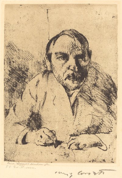 Autorretrato, 1912 de Lovis Corinth