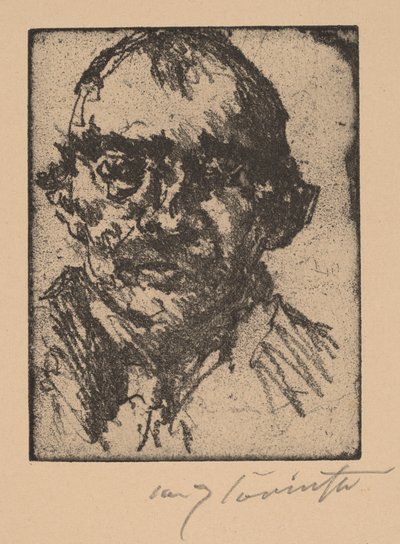 Autorretrato, 1920-1921 de Lovis Corinth