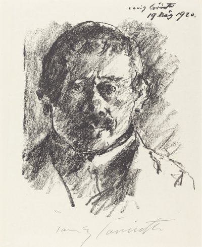 Autorretrato, 1920 de Lovis Corinth