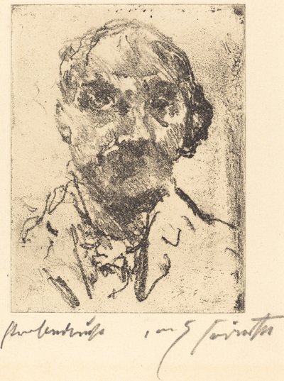 Autorretrato, 1921-1922 de Lovis Corinth
