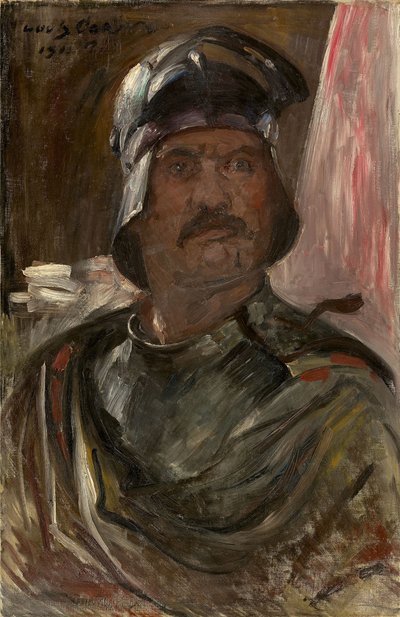 Autorretrato en armadura, 1911 de Lovis Corinth