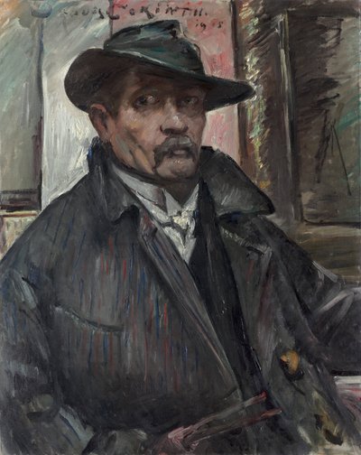 Self-Portrait with Hat and Coat de Lovis Corinth