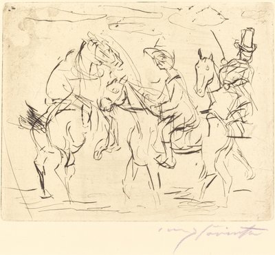 Jinetes de Domingo de Lovis Corinth