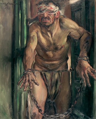Sansón, el ciego de Lovis Corinth
