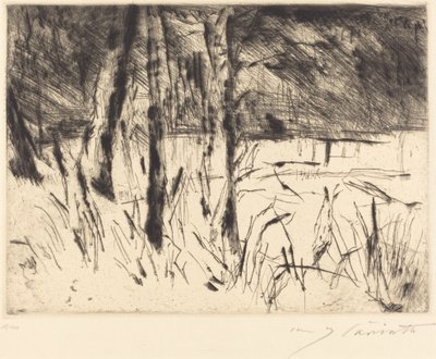 Jardín Zoológico Tiergarten, 1922 de Lovis Corinth