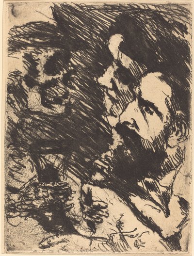 La muerte visita a los Strucks, 1921 publicado en 1922 de Lovis Corinth