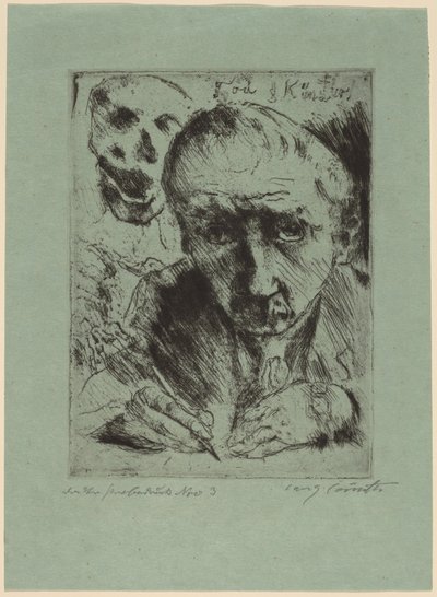 Tod und Künstler Muerte y el Artista, 1920-1921 de Lovis Corinth