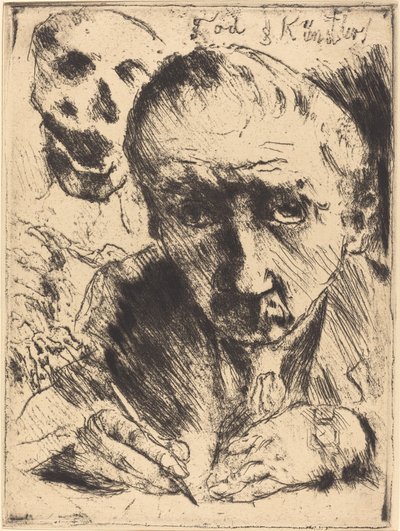 Tod und Künstler de Lovis Corinth