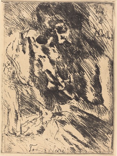 Muerte y la mujer, 1921 publicado 1922 de Lovis Corinth