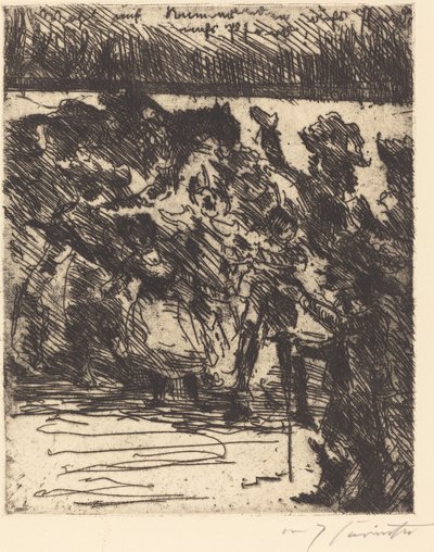 ¡Vamos, camaradas, a caballo, a caballo! Al campo, a la libertad de Lovis Corinth