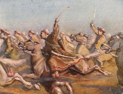 Ilustración para relatos de las Cruzadas (litografía en color) de Lowes Dalbiac Luard