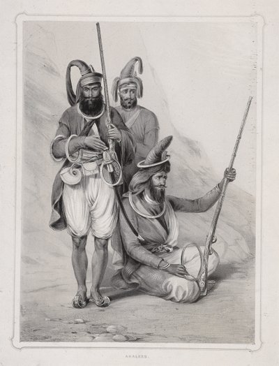 Akalees, guerreros indios, 1844 de Lowes Dickinson