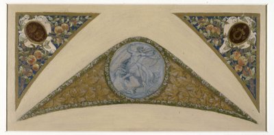 Boceto para la Escalera del Festival del Ayuntamiento de París: Sagittaire, entre 1888 y 1898 (óleo) de Luc Oliver Merson