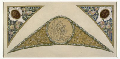 Boceto para la Escalera del Festival del Ayuntamiento de París: Escorpión, ca. 1888 -1898 (óleo) de Luc Oliver Merson