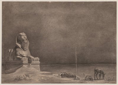 Descanso en la Huida a Egipto de Luc Olivier Merson