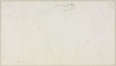 Sketch of a Sphinx [?] (verso) de Luc Olivier Merson