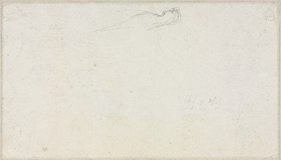 Boceto de una esfinge [] verso, c. 1879-80 de Luc Olivier Merson