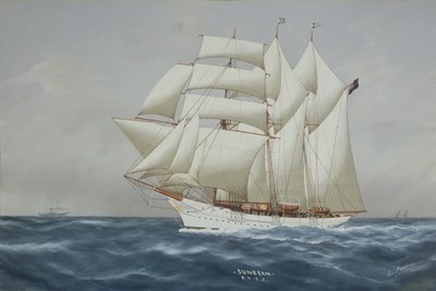 El rayo de sol a toda vela (gouache sobre papel) (véase 197336) de Luca Papaluca