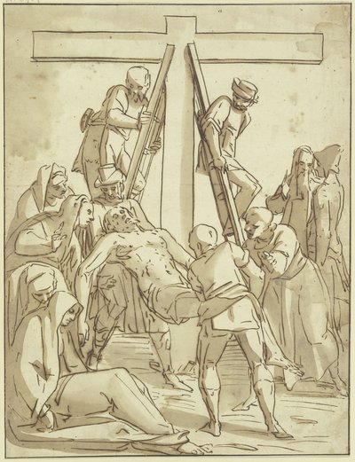 Descendimiento de la cruz de Luca Cambiaso