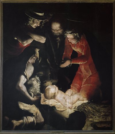 La Adoración de los Pastores o La Natividad de Luca Cambiaso