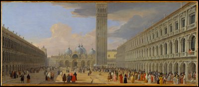 Plaza de San Marcos, Venecia de Luca Carlevarijs