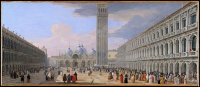 Plaza de San Marcos, Venecia de Luca Carlevarijs