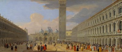 Piazza San Marco, Venecia, c.1709 de Luca Carlevaris
