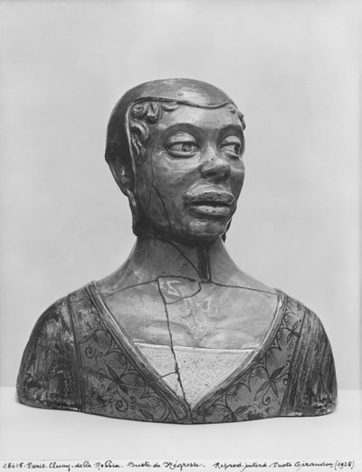 Busto de una mujer negra de Luca Della Robbia