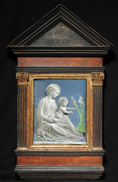 Madonna y el Niño, c. 1460-1470 de Luca Della Robbia