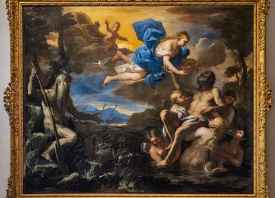 Eneas hecho inmortal por Venus, segunda mitad del siglo XVII (óleo sobre lienzo) de Luca Giordano