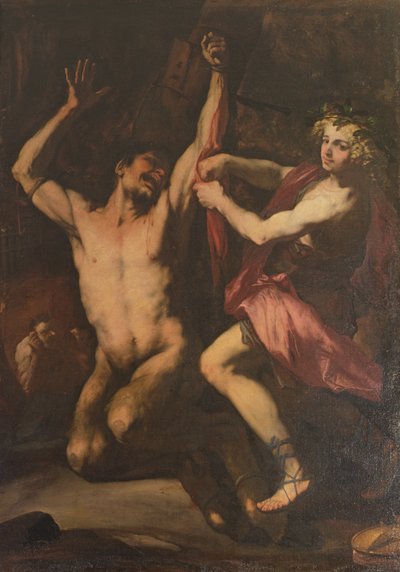 Apolo y Marsia, c.1678 (óleo sobre lienzo) de Luca Giordano