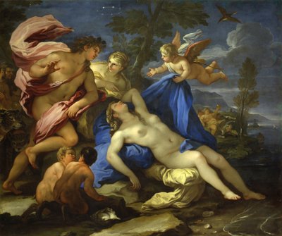 Ariadna abandonada por Teseo en Naxos de Luca Giordano