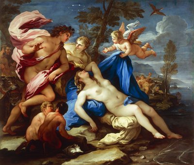 Baco y Ariadna de Luca Giordano