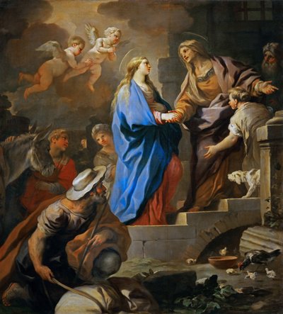 La Visitación de Luca Giordano