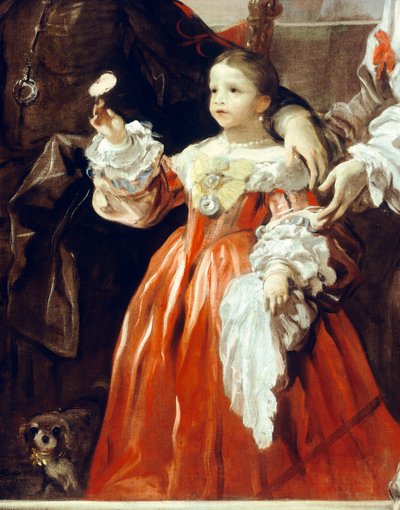 Figura de la infancia (detalle) de Luca Giordano