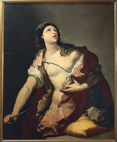 La muerte de Lucrecia, por Luca Giordano de Luca Giordano