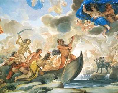 Figura de Caronte (detalle) de Luca Giordano