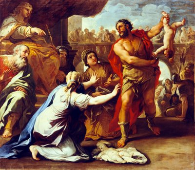 Juicio de Salomón de Luca Giordano
