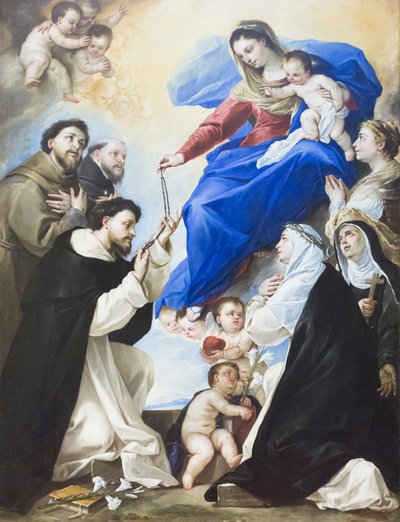Virgen del Rosario de Luca Giordano
